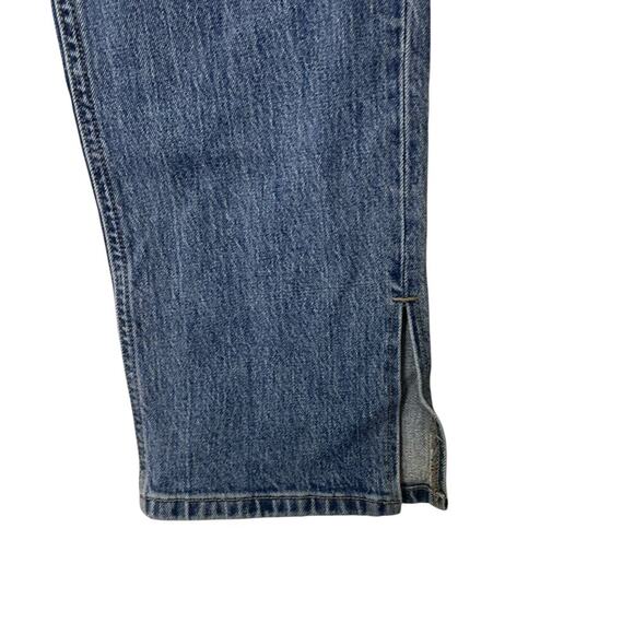 Cello Women High Rise Straight Leg Denim Jean with Heel Slit Size 7 - Picture 2 of 5